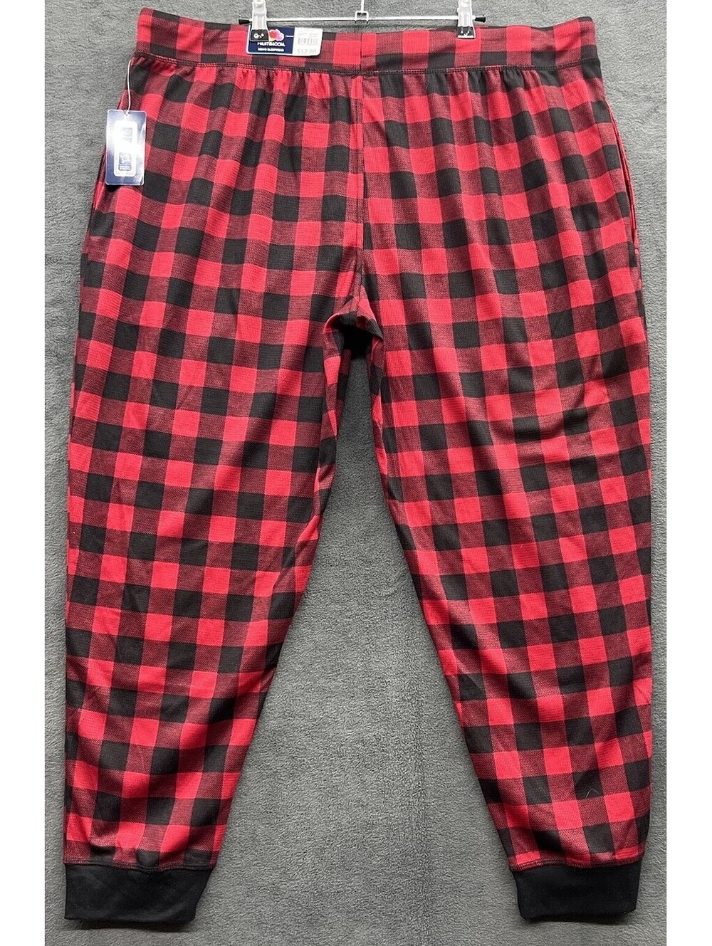 Fruit of the Loom Men’s Medium Buffalo Plaid Pajama Pants Size 2XL - Picture 6 of 8